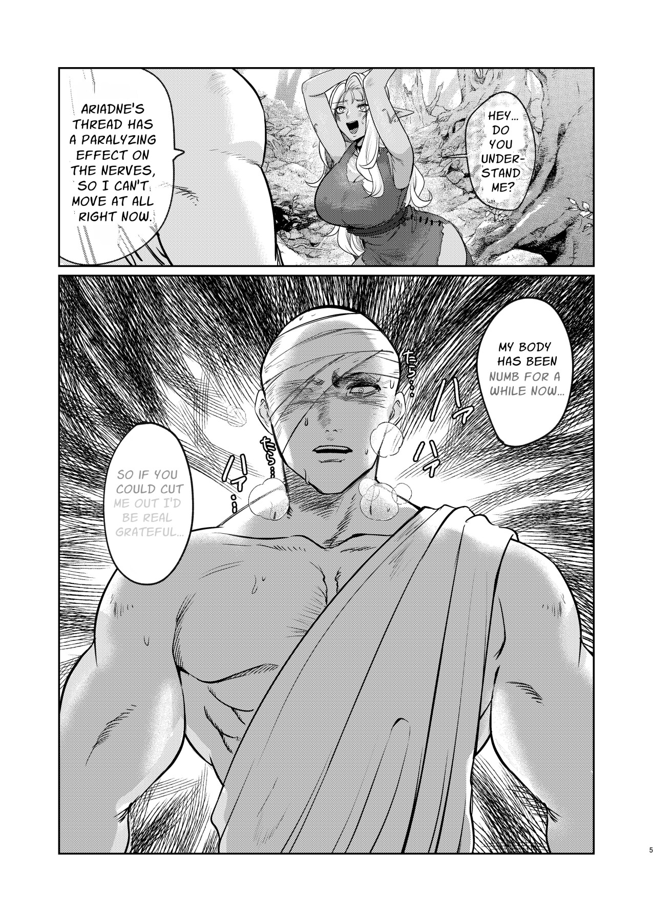 Hentai Manga Comic-The Dark Elf can't Resist-Read-4